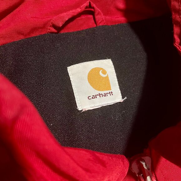 Carhartt Full Zip Red Classic Jacket, Men's XL - Picture 6 of 7